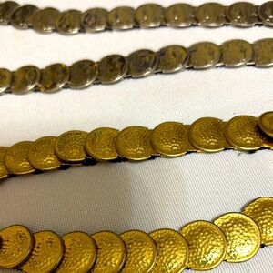 Gold and Silver Coin Belly Dancing Belts